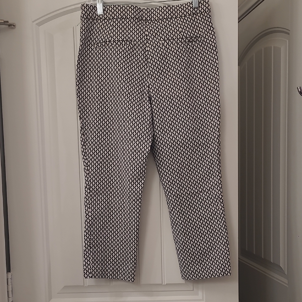 Jules & Leopold Monochrome Geometric Pants - Picture 3 of 9